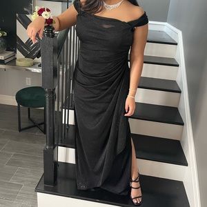 Black evening dress